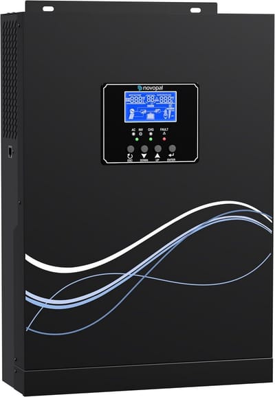 Hybride Omvormer - Zonne-energie Converter - Energie Opslag - Pure Sinus Uitgang - 3500 Watt - Zwart