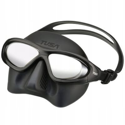 Tusa Lapis Freediving Masker Zwart - Comfort & Stijl