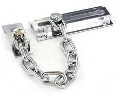 3 1/4 Inch Kettingslot Chrome Geplateerd met Schroeven