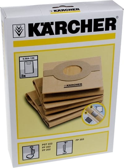 Karcher FP 303 / FP 202 - Stofzuigerzakken - 3 stuks
