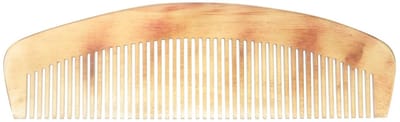 Dailygoods - Haarkam - Antistatisch - Draagbaar zonder greep - 17 cm - Voorkomt haarverlies - Ideaal voor mannen - Natuurlijk rundshoorn