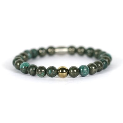 IbizaMen - pyrite kraal green pyrite 18cm