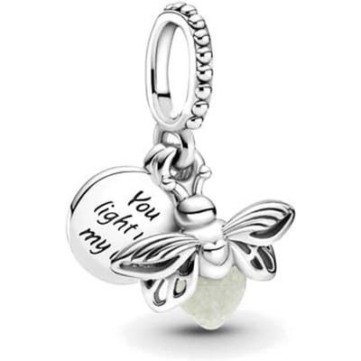 Pandora - Glow in the dark - 799352C01 - bedel - zilver