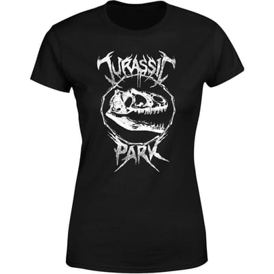Jurassic Park T-Rex Bones Women's T-Shirt - Zwart - 3XL