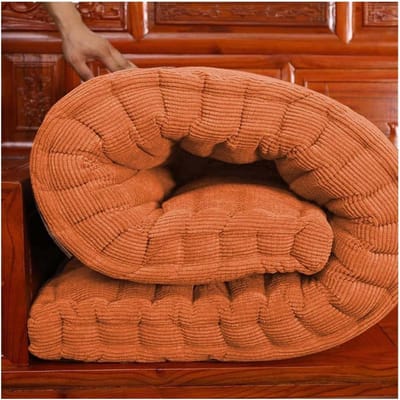 Tuinbankkussen - Zitkussen Outdoor Bank - Ontspannen in de tuin - 7-9 cm dikke vulling - 50x180 cm - Oranje