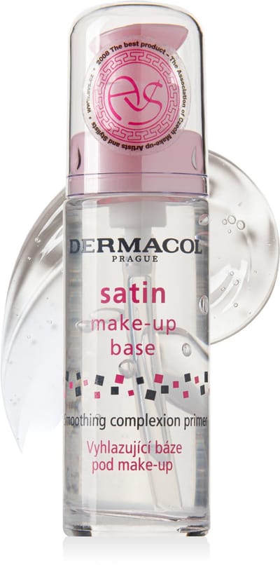 Dermacol Satin Make-Up Base - Transparante Primer - Pore Minimizer - Voor Alle Huidtypes - Vervaagt Rimpels en Imperfecties - 30 ml
