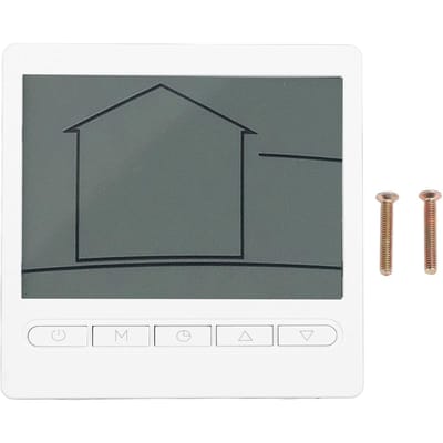 Slimme Thermostaat met Geheugenfunctie 16A LCD-Display Digitale Kamerthermostaat voor Elektrische Verwarming black