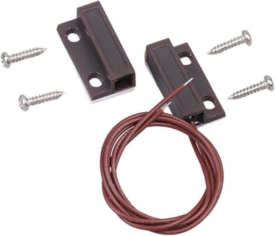 Deur Raam Sensoren - Detector Schakelaars - Beveiliging Thuis - Normaal Open Gesloten - 24Awg Bedrading - Metaal