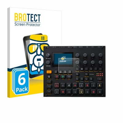 Screenprotector 6 Stuks voor Elektron Digitakt II Beschermglas transparant
