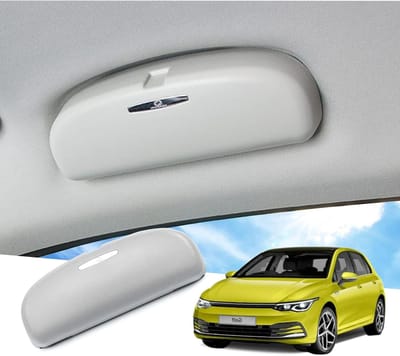 GAFAT Brillenhouder brillenkoker voor Golf 7/Tigua-n/Passa-t B8 Variant/Touran/Atlas, zonnebrilhouder brillenkoker auto interieur opbergdoos organizer (szary)
