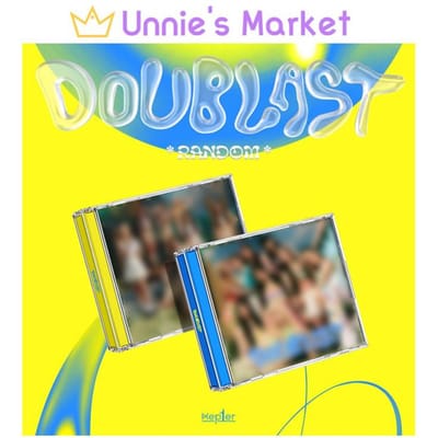 Kep1er [DOUBLAST] Jewel Ver. Album(LEM0N BLAST ver./B1UE BLAST ver.) Lemon Blast ver.(Yellow),No poster