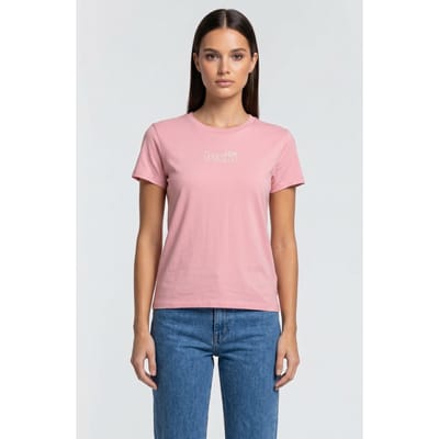 Levi's Lse The Perfect Tee White Outline Poster Taglia: S | Maglie Sportivi Outlet | Donna | Bianco