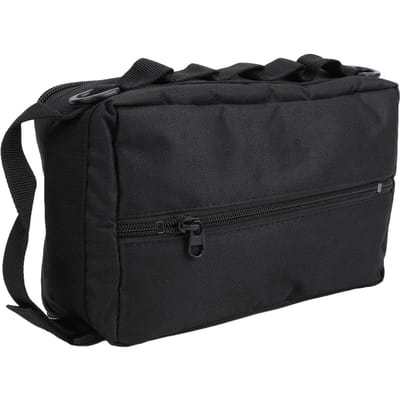 Zwarte Stofdichte Waterdichte Oxford Doek Camping Bestek Tas Camping Hangende Tissuehouder voor Thuis Barbecue Gereedschap black
