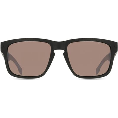 Hugo Boss Square Heren Mat Zwart Bruin Gepolariseerd BOSS 1497/S