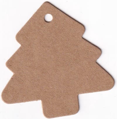 Bloemenkaartjes - 50 Stuks - Mini Kerstboom Kaartjes – 5.5 x 5.5 cm - Bloemist - Kadootjes – KK-010