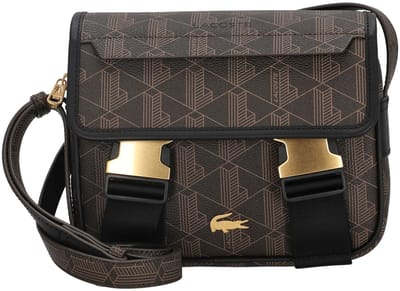 Lacoste The Blend Messenger Bag - Schoudertas 21.5 cm (mono slate black shitake)