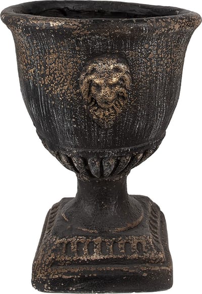 Keramiek Bloempot voor Binnen – Grijs – Decoratieve Pot – Ø 31 cm – Keramiek