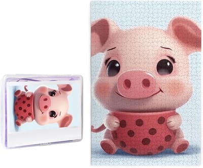 Houten Puzzel - Foto Puzzel - Ontspanning Thuis - 1000 Stukjes - 75 x 50 cm - Wit/Groen