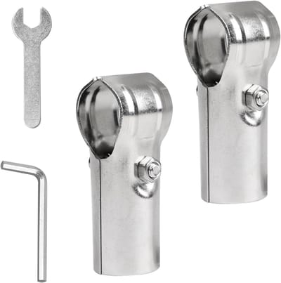 Buisverbinders T-stuk - T-aansluiting Klem - Doe-het-zelf Constructies - Roestvrij Staal Gieten - 25 mm - Zilver