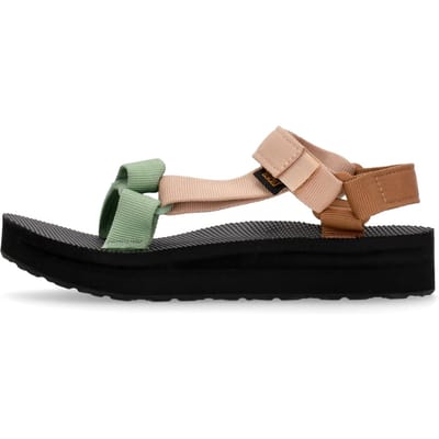 Teva W Midform Universal - Dames Sandalen - Zwart/Oranje/Roze - Maat 40