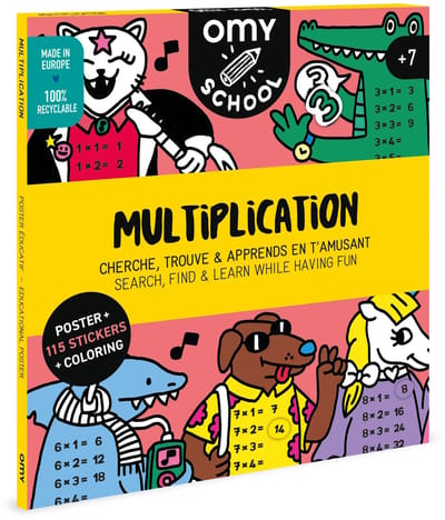 OMY - Multiplication - OMY school - rekenen - sommen - leren rekenen - vermenigvuldigen