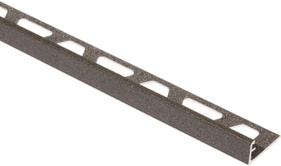 Schlüter Jolly TSLA tegelprofiel structuur aluminium licht antraciet 10 mm x 300 cm