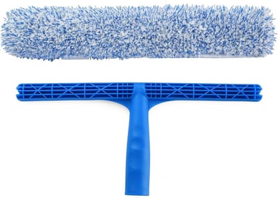 Famanu - Professionele raamwisser combiset (35 cm), douche- en raamglaswisser voor badkamerdeuren en autospiegelswisser