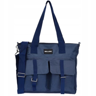 Bellugio Dames Handtas Werk Navy Blauw - Stijlvol & Praktisch