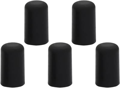 Cellobeschermer - Cello rubberen tip - Muziek maken - Hoogwaardig rubber - 5 stuks - Zwart