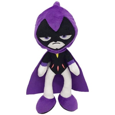Anime Teen Titans Go Cartoon Pluche Pop Robin Raven Beast Boy Knuffel Speelgoed Peluche Voor Kinderen Cadeaus black