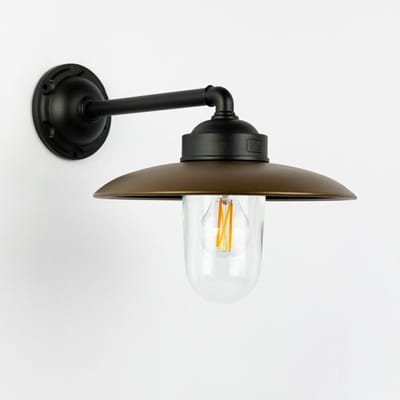 KS Verlichting wandlamp - Palazzo stallamp - Landelijk - Aluminium - Zwart - Brons