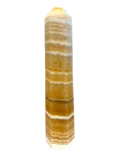 Calciet geel edelsteenpunt nr.02