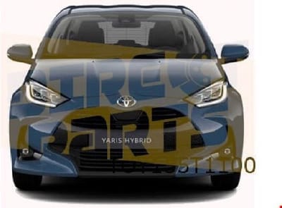 Toyota/Mazda motorkap (te spuiten) Origineel! 53301K0010 (Bekijk de beschrijving voor de juiste autotypes met de daarbij horende jaartallen)