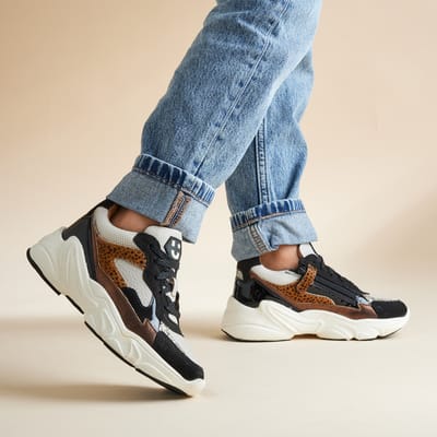 Muyters Sneakers zwart Leer - Maat 32 - Kinderschoenen