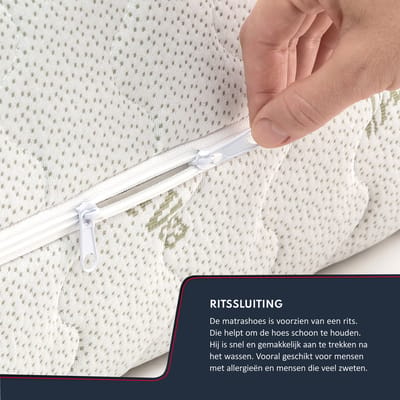 FDM® SELECT MAX Matras 80x200 cm - Hoogte 18 cm H3 en H4 - Koudschuim Matrassen - Dubbelzijdig - 7 zones - Öko-Tex