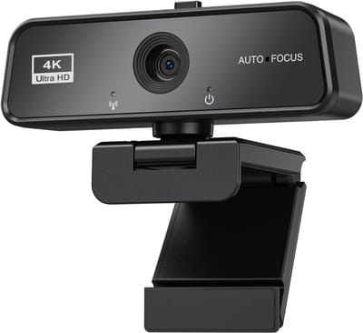Webcam voor PC - Streaming Camera - 4K Kwaliteit - Zwart