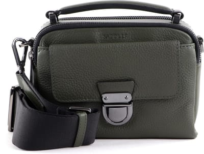SADDLER Leren Schoudertas Handtas Neptune Dusty Olive Groene