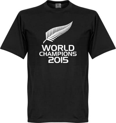 Nieuw Zeeland Rugby World Champions 2015 T-Shirt - L