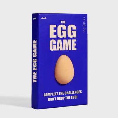 pikkii The Egg Game – Hilarisch Ei Balansspel | Partyspel voor Familie & Vrienden | Leuk Cadeau 11.3x17.0x2.5 cm 203gr