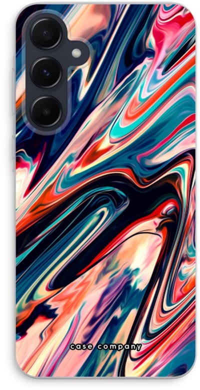 Case Company® - Hoesje geschikt voor Samsung Galaxy A55 hoesje - Quantum Being - Soft Cover Telefoonhoesje - Bescherming aan alle Kanten en Schermrand