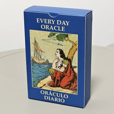 Oracle Sibyl Kaarten Elke Dag Deck Sibilla Italiaans Ideaal Voor Party Spel Kaartspellen Nieuwjaars Cadeaus 52 stuks/Set blue