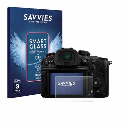 3 Stuks Savvies Screenprotector - geschikt voor Panasonic Lumix DC-GH6 - beschermfolie glas transparant