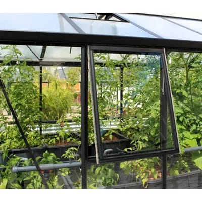 Vitavia Zijraam Z Zwart Aluminium En Kristalhelder Veiligheidsglas 86,2x70,8cm
