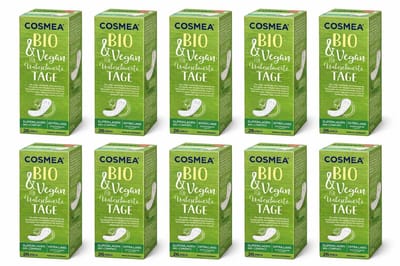 Cosmea® | 8 x 26 inlegkruisjes | EXTRA LANG | 208 stuks | absorberend | biologisch katoen en vegan | zonder parfum | multipack