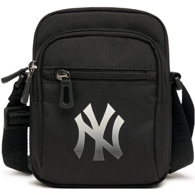 MLB New York Yankees Verstelbare Schouderband Polyester Mini Crossbody Tas Heren tassen Zwart 7ACRB013N-50BKS Black