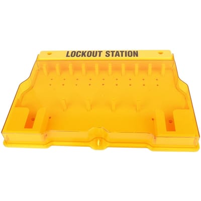 Lockout Tagout Station Duurzaam Visualisatie Management Lockout Station met Deksel voor Lockout orange