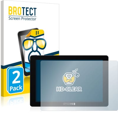 BROTECT - Screenprotector voor SmallHD 702 Touch - Folie Beschermfolie transparant 2 Stuks