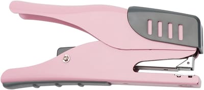 Handbediende Tang Nietmachine - Kantoortang Nietmachine - Documenten Niet - Jamvrije Technologie - 25 Vellen - Roze