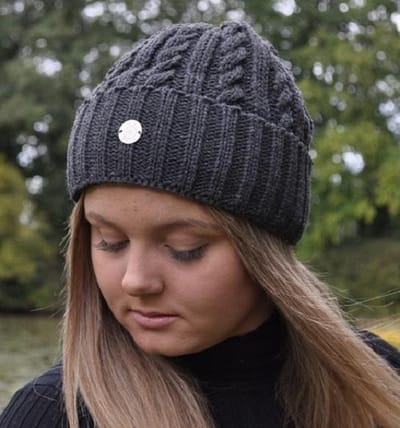 Hats&Co beanie voor hem en haar - kleur antraciet grijs