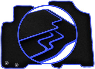 CARLUX-BLUE automatten voor: Nissan Navara IV pick-up (2014-)